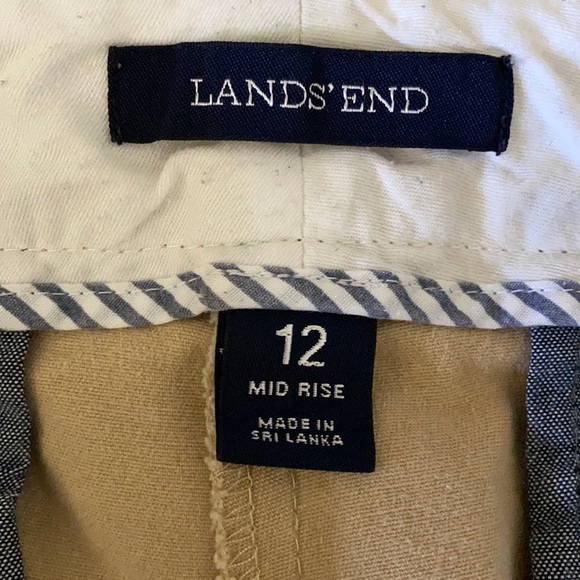 Lands End Chino Shorts Size 10 - Picture 2 of 4
